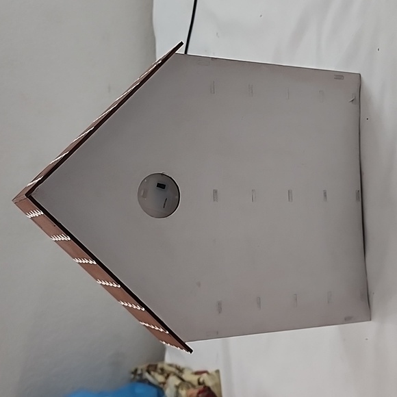 Hand Crafted Lighted Christmas Advent Calendar Box Shelf - Picture 9 of 13